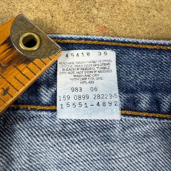 Vintage Levi’s 550 Relaxed Fit‎ Tapered Leg Women’s Jeans Size 14 Reg L 1999 - Picture 9 of 13